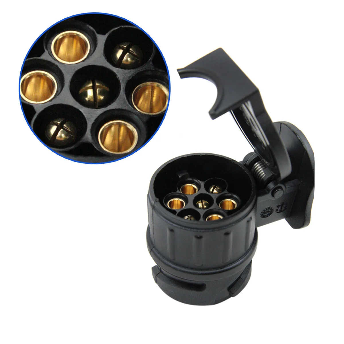 12V адаптер для прицепа от 13 до 7 Pin Соединительный разъем проводки буксировки типа