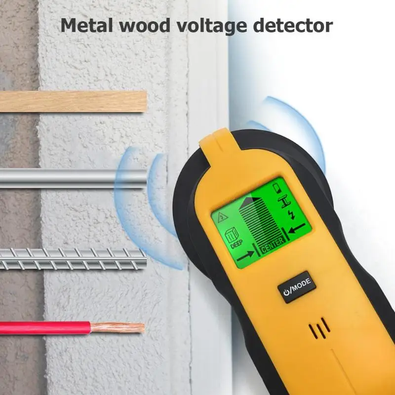 

TH250 LCD Backlight Digital Wall Detector Metal Wood Stud Analyzer Stud Finder Sensor Wall Scanner High Quality Metal Dectors