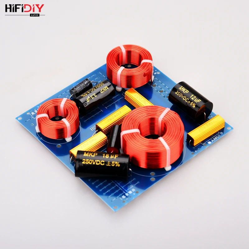 HIFIDIY LIVE DIY high-end Hi-Fi 3Way 3 динамик(твитер+ Средний+ бас) динамик s аудио кроссовер с делителем частоты фильтры US-385