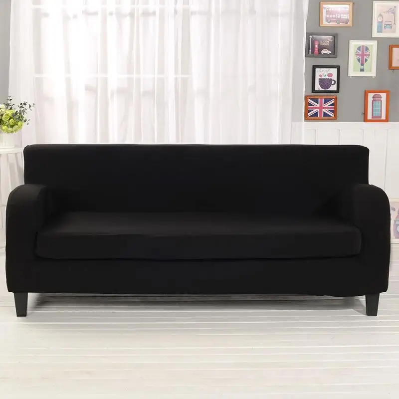 Thick Plush Velvet Covers for Corner Sofa Universal Stretch Elastic L
