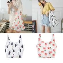 Многоразовые складные эко переработанные продуктовые дорожные сумки хозяйственные сумки для переноски