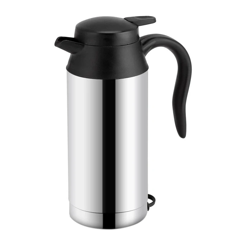 

Portable Car Electric Kettle Travel Car Cigarette Lighter DC12V/24V Hot Water Kettle Fast Boiling For Tea Coffee 750ml Auto Sh