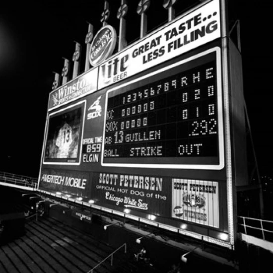 Scoreboard at U.S. Cellular Field Chicago Cook County Illinois Poster Print by Panoramic Images (12 x 13) | Дом и сад