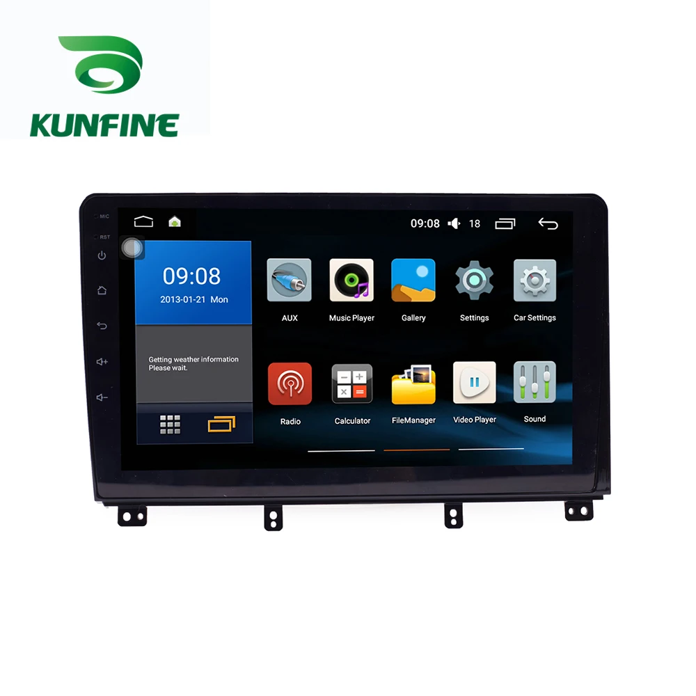 Восьмиядерный 1024*600 Android 8 1 автомобильный DVD GPS навигационный плеер Deckless стерео для