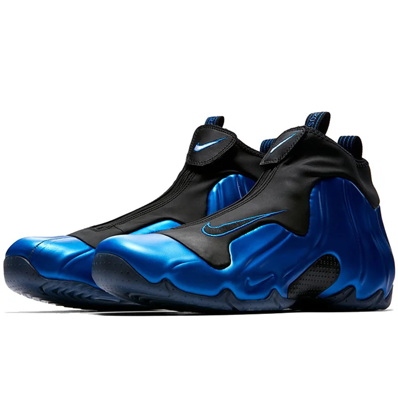 نايك الهواء Flightposite الرجال حذاء كرة السلة الأصلي الأزرق الرياح واحد زيادة داخل خاص الحركة محفورة رياضية # AO9378-500