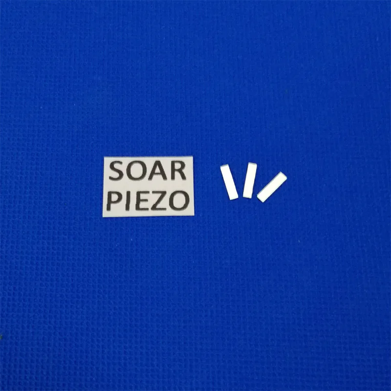 Piezoelectric Ceramic Plate Transducer 10.5*2.5*0.5mm-PZT4 Ultrasonic Sensor Energy/Electricity harvesting Sheet Pressure Sheet