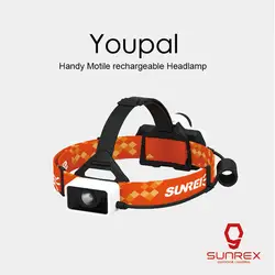 SUNREX Youpal Перезаряжаемые фары 550LM Плавная затемнения фары 18650 Батарея индикатор IPX6 Водонепроницаемый велосипед фары