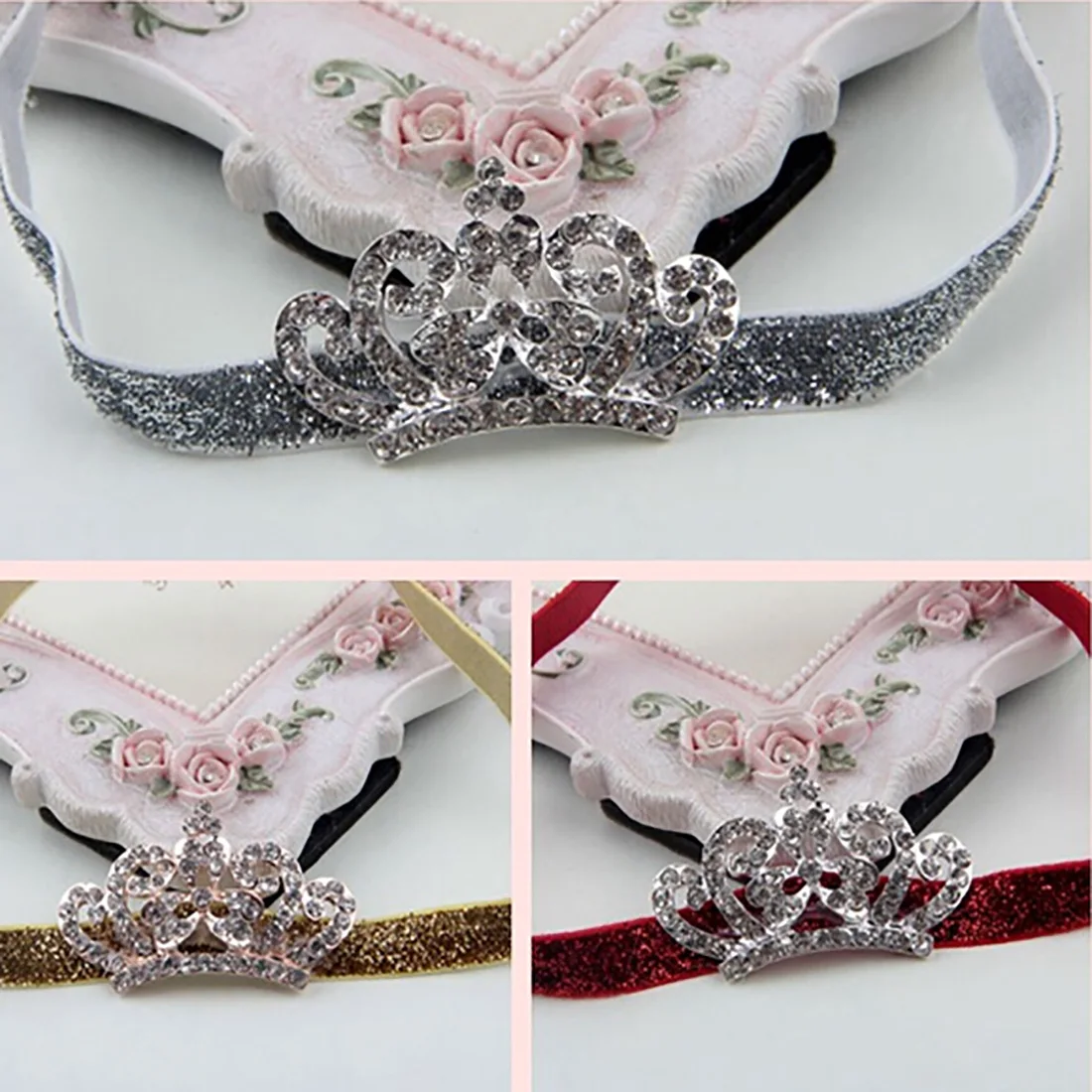 Crystal Hairband Baby Headwear Crown Hair Band Princess Baby Girl  Hair Accessories