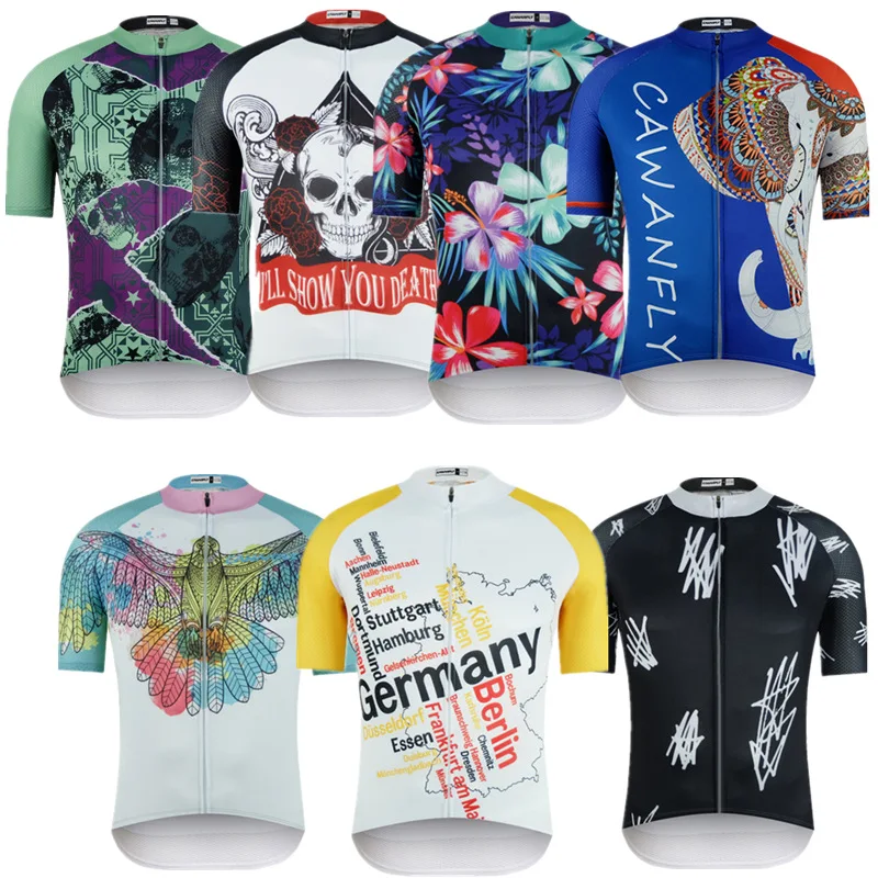 

Cawanfly Nice Cool Design Summer Jersey/ Cycling Jersey/ Cycling Short Sleeve Bicycle Jersey/ Maillot Ciclismo Hombre Printing