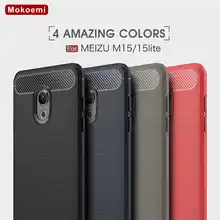 Модный противоударный мягкий силиконовый чехол Mokoemi 5,4" для Meizu 15 Lite, чехол для Meizu 15 Lite, чехол для телефона