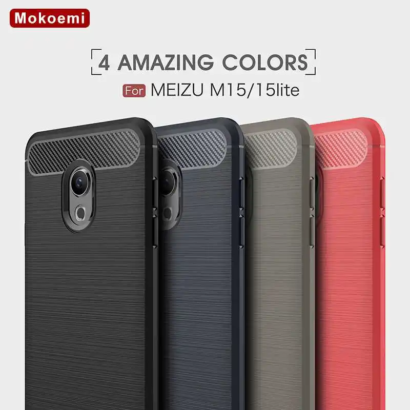 Mokoemi модный противоударный мягкий силиконовый чехол 5 46 дюйма для Meizu 15 Lite