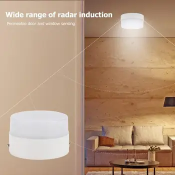 

12W Surface Mounted LED Ceiling Lamp Radar Motion Sensor Panel Down Light Surface Mounted LED Ceiling Lamps