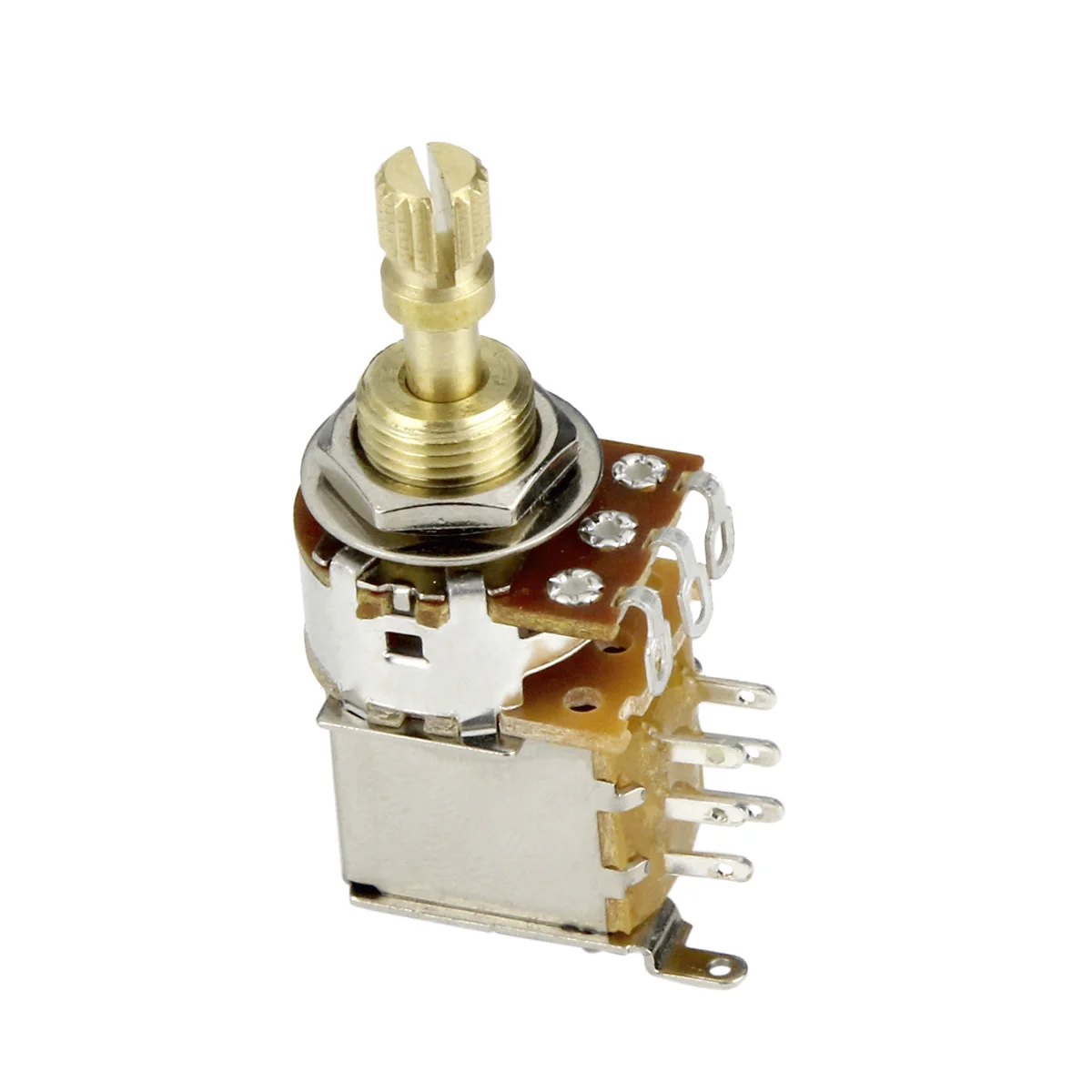 

FLEOR 1PCS Push Push Pot Potentiometer B500K Linear Taper Short Split Shaft Pot for Electric Guitar Bass