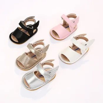 

Baby Shoes Boys Girls New Summer Solid Wing Fashion Shoes Newborn Infant Toddler Soft Rubber Sole Beach shoes Unisex