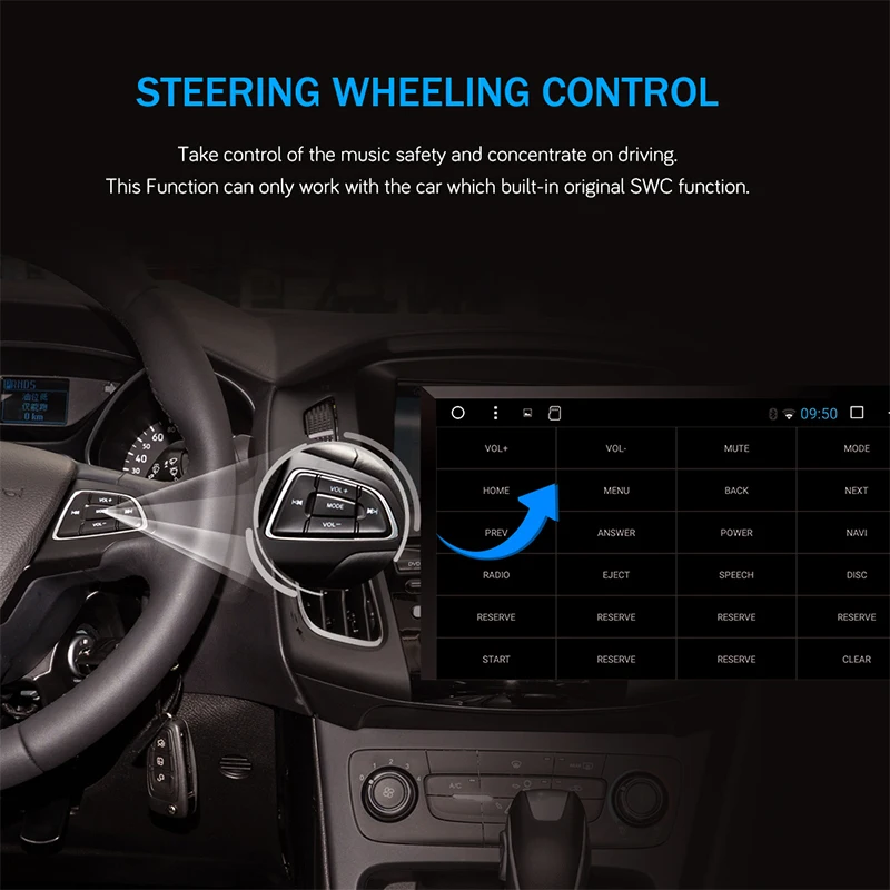 Discount 10.1" ips PX5 Android 9.0 Car GPS dvd Multimedia Player for Suzuki vitara 2015-2017 with wifi usb 4+32GB Auto Stereo 5