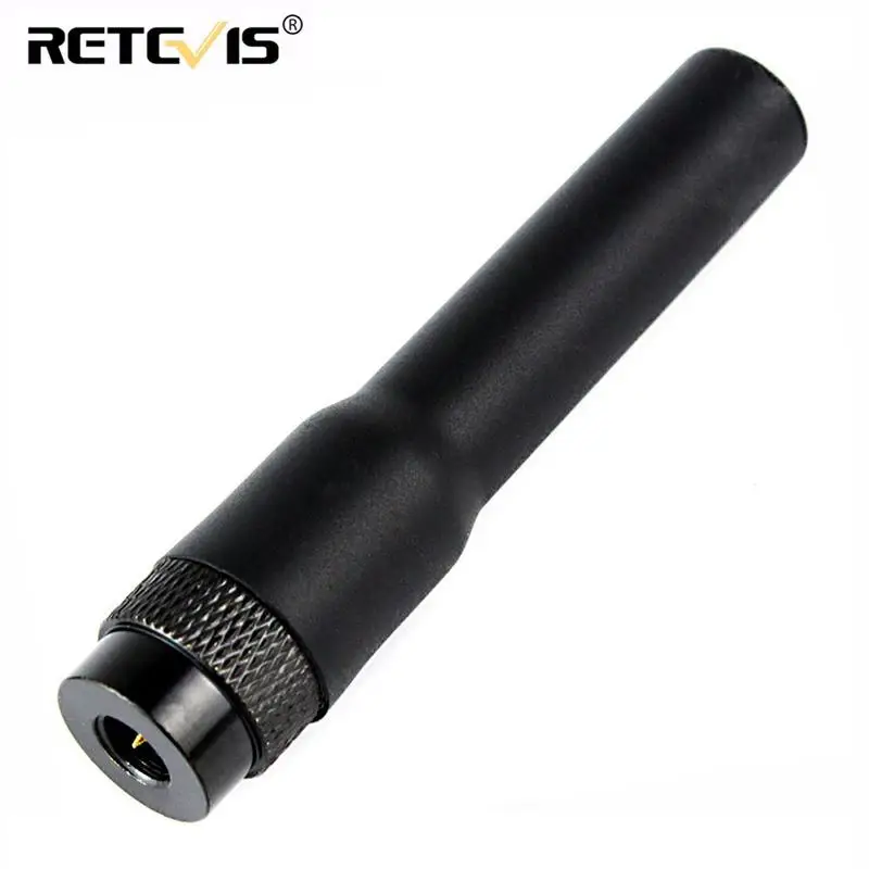 Retevis RT20 Interphone Short Antenna Dual Band VHF/UHF High Gain SMA-M 144MHz/430MHz Antenna for YAESU BF- UV3R TONGFA