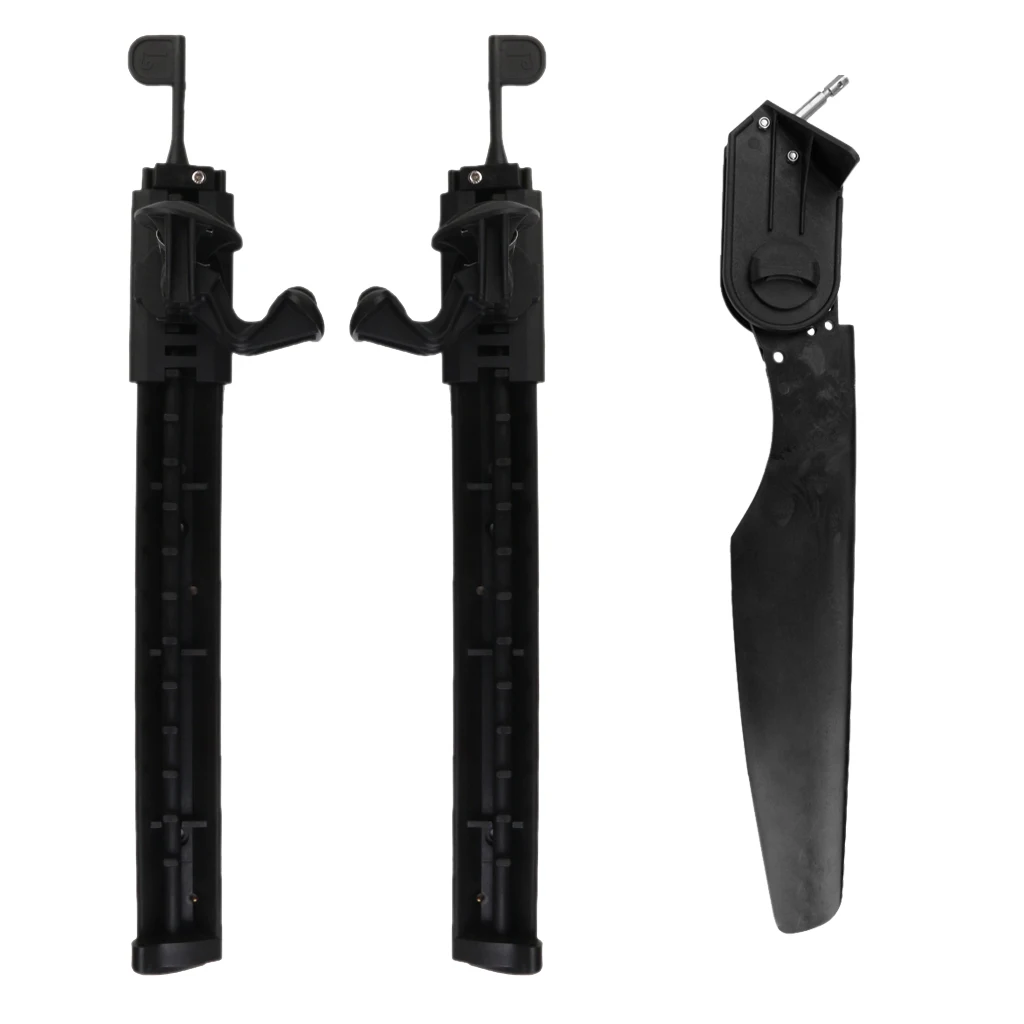 2pcs Nylon + Glass Fiber Full Adjustable Kayak Foot Braces Pedals Rudder for Easy Operation Control Direction | Спорт и развлечения