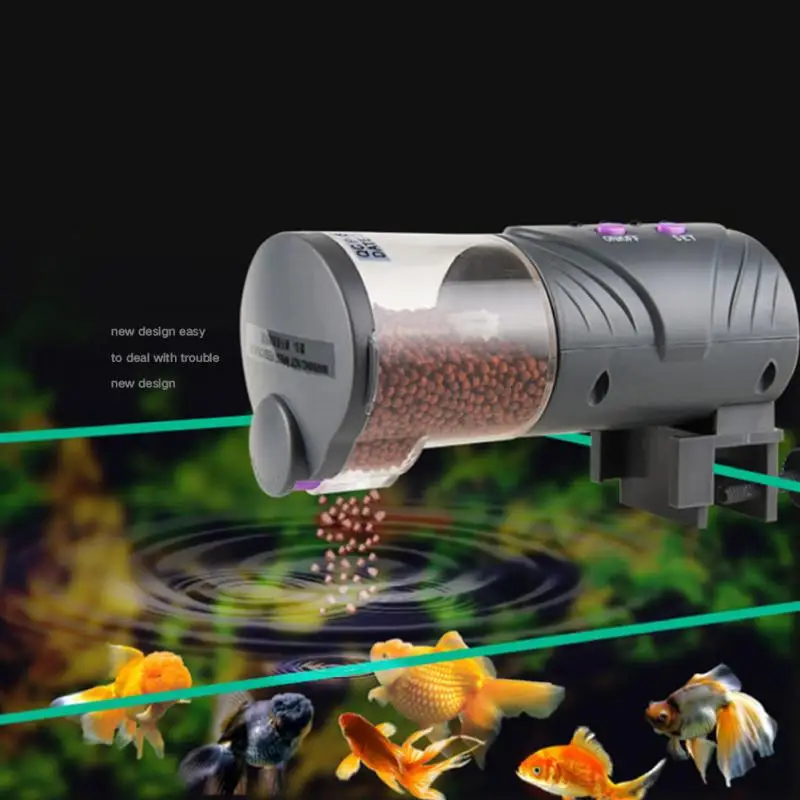 

Smart Automatic Fish Feeder Fish Tank Auto Food Timer Feeder Dispenser Adjustable Food Outlet Aquarium Fish Accessories Tool