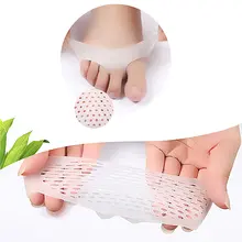 1 пара розовых силиконовых гелевых подушечек для ног, облегчающих боль, дышащие защитные подушечки для женщин, подушечки для ухода за ногами