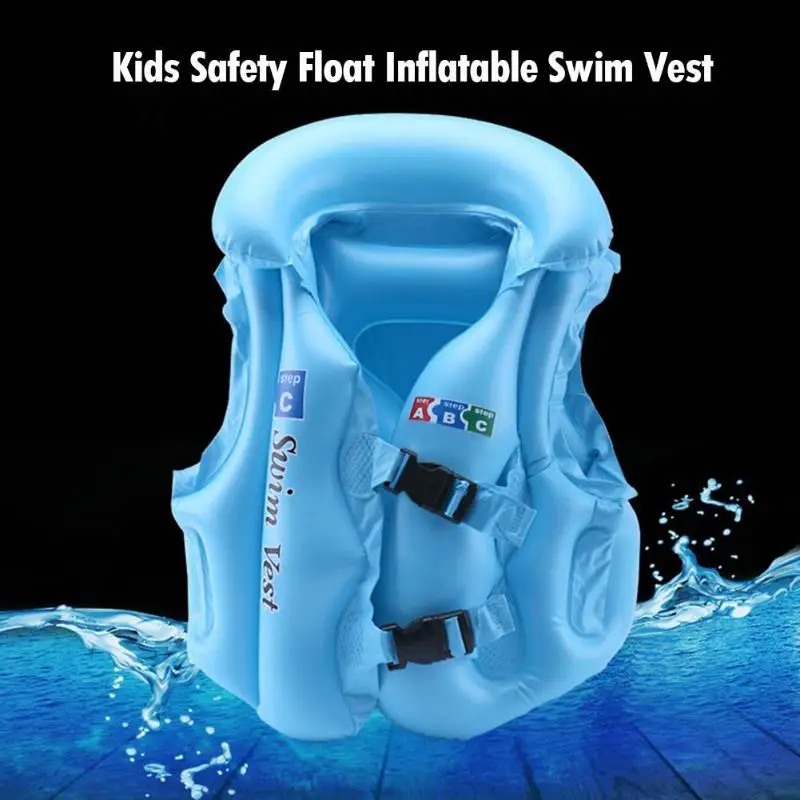 Спасательный жилет для детей, детское безопасное Надувное вспомогательное средство для плавания, куртка для плавания, жилет для плавания, спасательный жилет