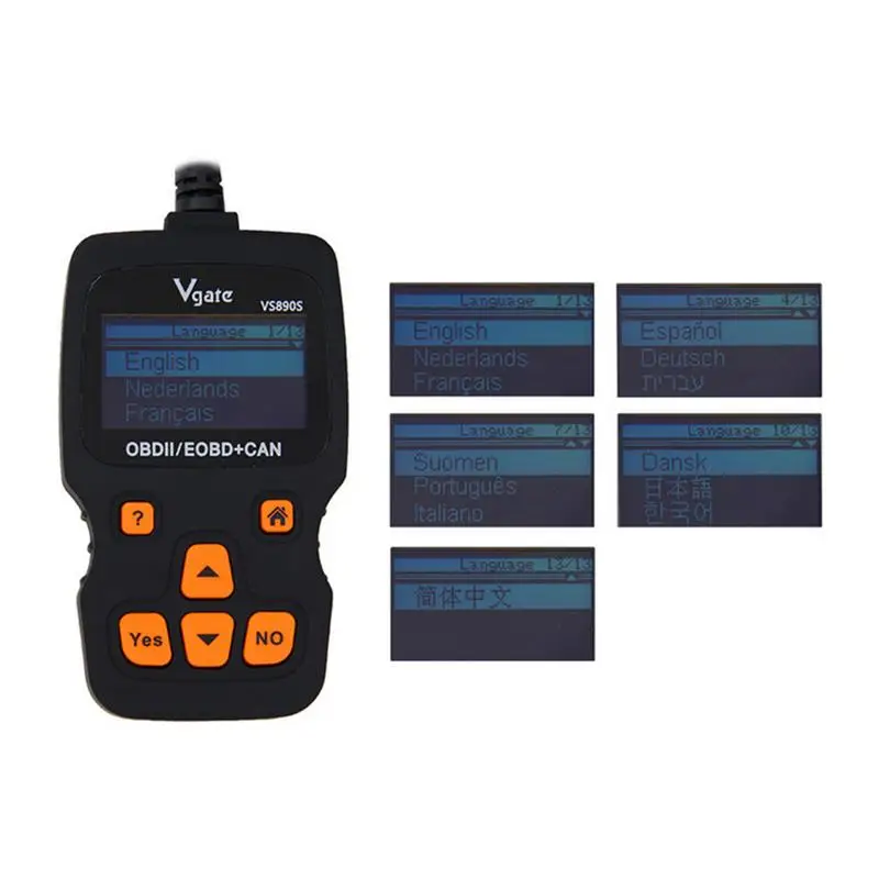 

VGATE VS890S Code Card Reader Car Diagnostic Scanner OBD2 CAN Car BUS Fault Reader Code Scanner Diagnostic Tool 2019 New