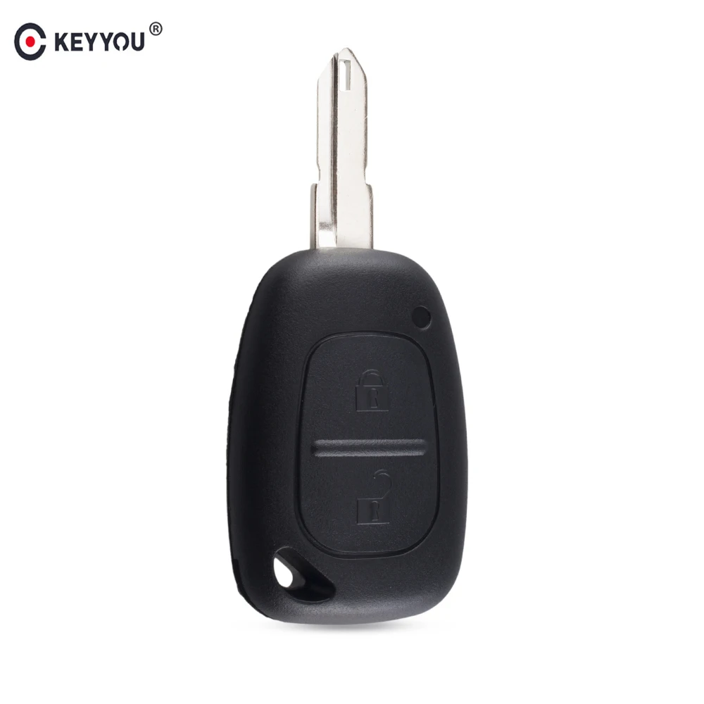 

KEYYOU 2 Button Remote Car Key Cover FOB Shell Case For Opel Vivaro Movano Renault Traffic Kangoo For Nissan Vauxhall