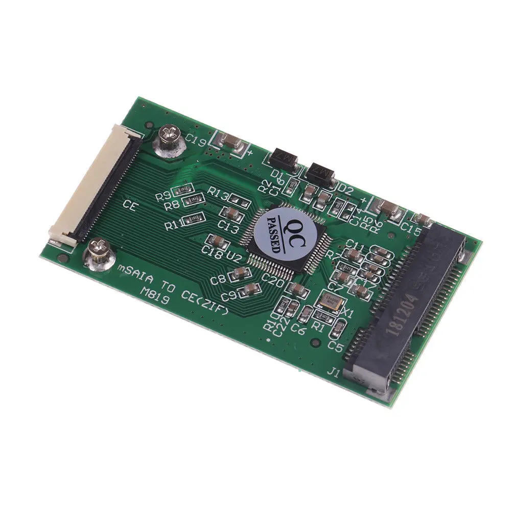 Горячая-Mini Msata Pci-E 1,8 дюймов Ssd до 40 Pin Zif Ce кабель адаптер конвертер карта