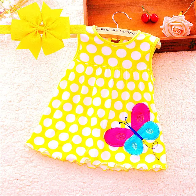 

2018 New Arrival Summer New Style Novelty Gauze Girl's Children Clothes Sleeveless Lace and Knee Full Cotton Vest Princess Dress