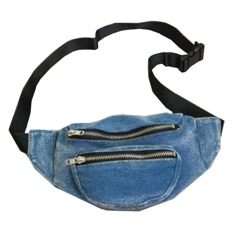 Women and Men Waist Pack for Hiking Cycling Running Working Dark Blue