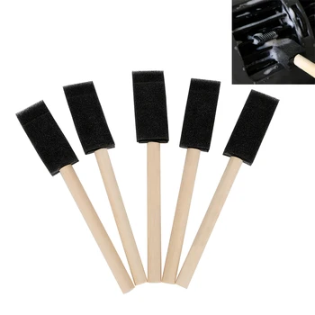 

LEEPEE Car Grille Cleaner Auto Detailing Soft Sponge Wood Handle Blinds Duster Brush Car Air Conditioner Vent Brush