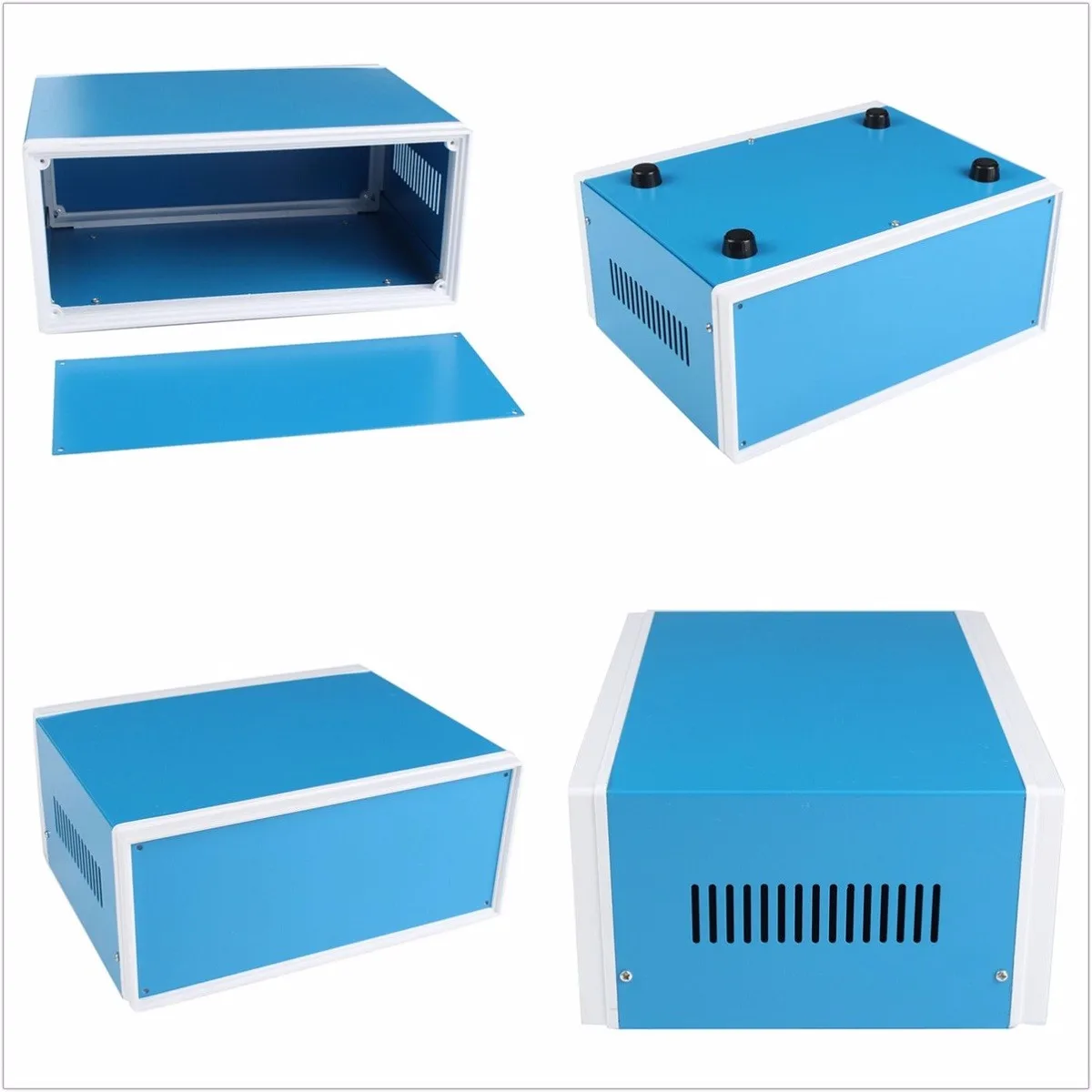 KINCO 250x190x110 мм металлический электронный корпус DIY электрические принадлежности корпус прибора