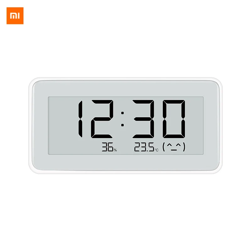 

Xiaomi Mijia Temperature Humidity Thermometer E-link Digital LCD Screen BT4.0 Wireless With Smart Clock Hygrometer Mi Home APP