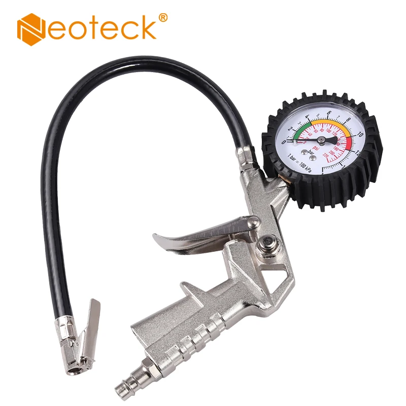 Neoteck 0 220PSI воздушный шиномонтаж с манометром компрессор автомобильный Шины для