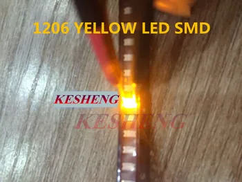 

SMD 1206 LED YELLOW Ultra Bright SMD LEDs 1206 yellow 1206 Diodes light-emitting diodes 580-590nm 3.2*1.6mm 1000PZ