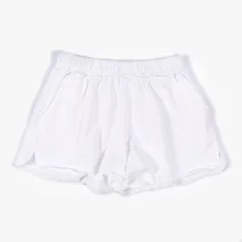 Хлопковые женские штаны пижамы для девочек шорты для сна с эластичной лентой короткие свободные однотонные летние Пижамные штаны для отдыха для подростков