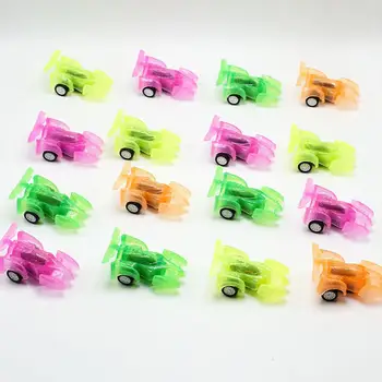 

10Pcs/Set Transparent Mini Cartoon Pull Back Racing Car Toys for Kids
