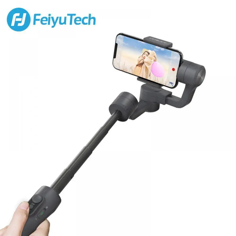 FeiyuTech Vimble 2 Feiyu 3-Axis Handheld Smartphone Gimbal Stabilizer with 183mm Pole Tripod for i X 8 7 MI Band | Электроника
