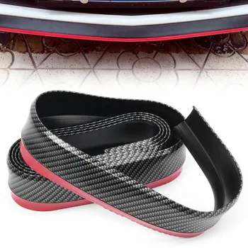 

250*6.5CM Universal Auto Car Lower Lip Protection Strip Bumper Skirt Rubber Anti-Scratch Protector Guard 8colors Available