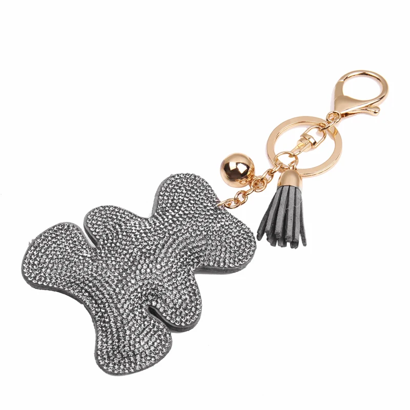 

Cute Bear Keychain Keyring Car Key Chain Women Key Holder Ring Jewelry Gifts