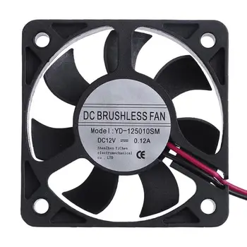 

49*49mm DC 12V 2200RPM Square Computer Cooling Fan 7 Blades 2Pin PC Computers Case CUP Heatsink Brushless Super Quiet Cooler Fan