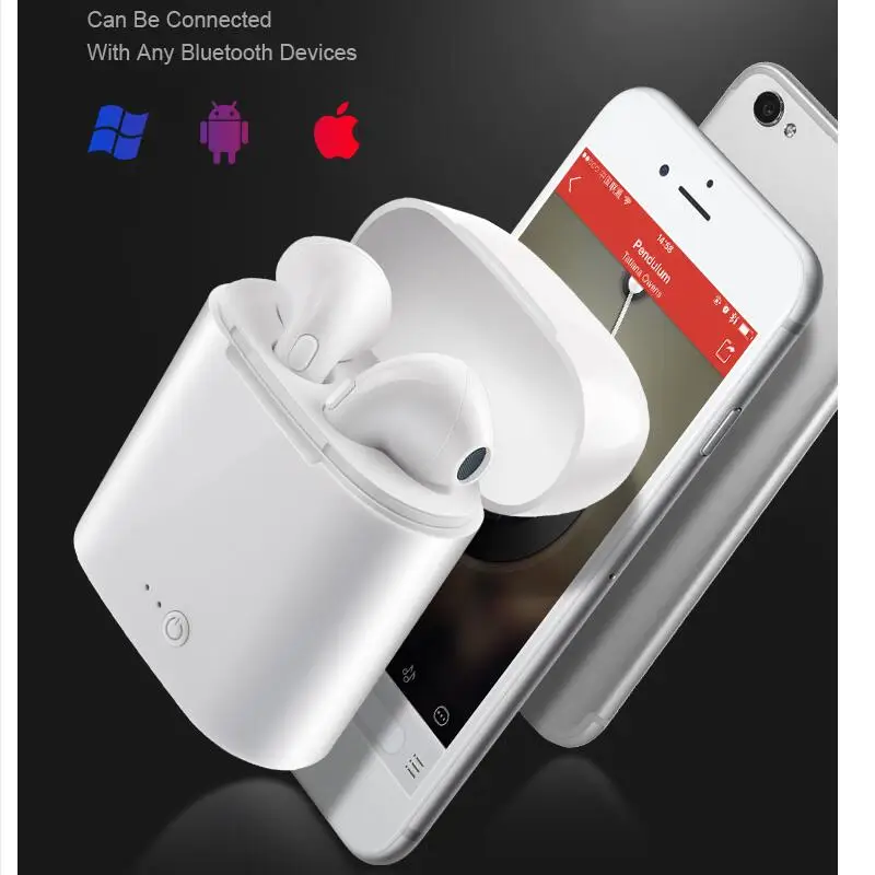 

i7s TWS Bluetooth Wireless Earphone Mini Headset With Charging Box For All tablet Smart phone,huawei,xiaomi Stereo earbud