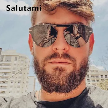 

Rivet Round Frame Men Sunglasses 2019 Luxury Brand Plastic Black Pink Sun Glasses Women Gradient Eyewear Vintage Retro Goggle