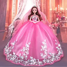 Модное свадебное платье принцессы, длинные платья, одежда для красного, розового, белого и фиолетового цветов