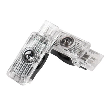 

2PCS LED Logo Light Car Door Projector Courtesy Ghost Shadow Lamp For Mercedes Benz C SLK CLK SLR Class W203 W240 W209 R199 R171