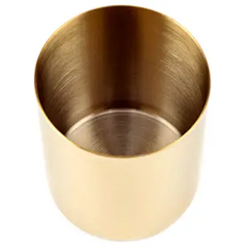

Gold vase round pen holder storage craft decoration