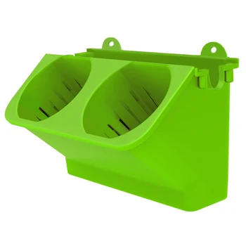 

Vertical Green Basin Three-dimensional Combination Wall Hanging Planter Flower Pot Planting Holders - Light Green/Dark Green