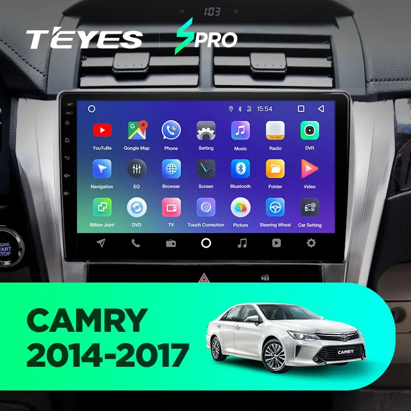 TEYES SPRO Штатное Головное устройство For Toyota Camry- GPS Android 8.1 aвтомагнитола магнитола автомагнитолы Андроид для Камри 8.2 поколение XV50 аксессуары штатная магнитола автомобильная мультимедиа