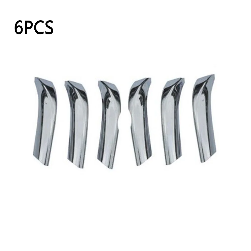 

6pcs Set Chrome Front Grille Cover Trim Decoration For Toyota Prado FJ150 10-13