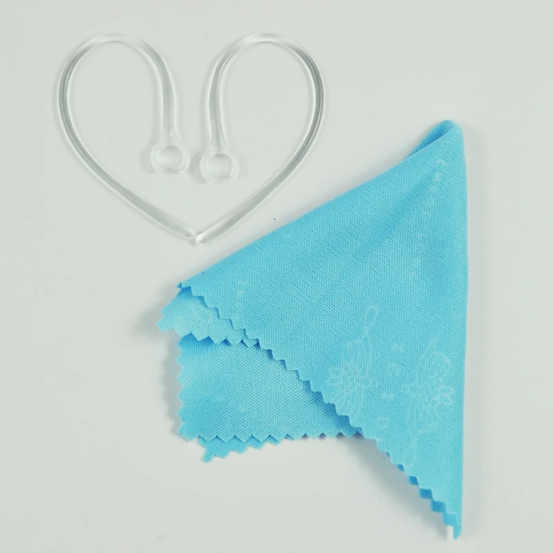 

2 Small Clear Good Quality Earhooks - Wireless Bluetooth Headset Ear Hook Loop Clip Earhook Hooks Loops Clips Earloop Earclip