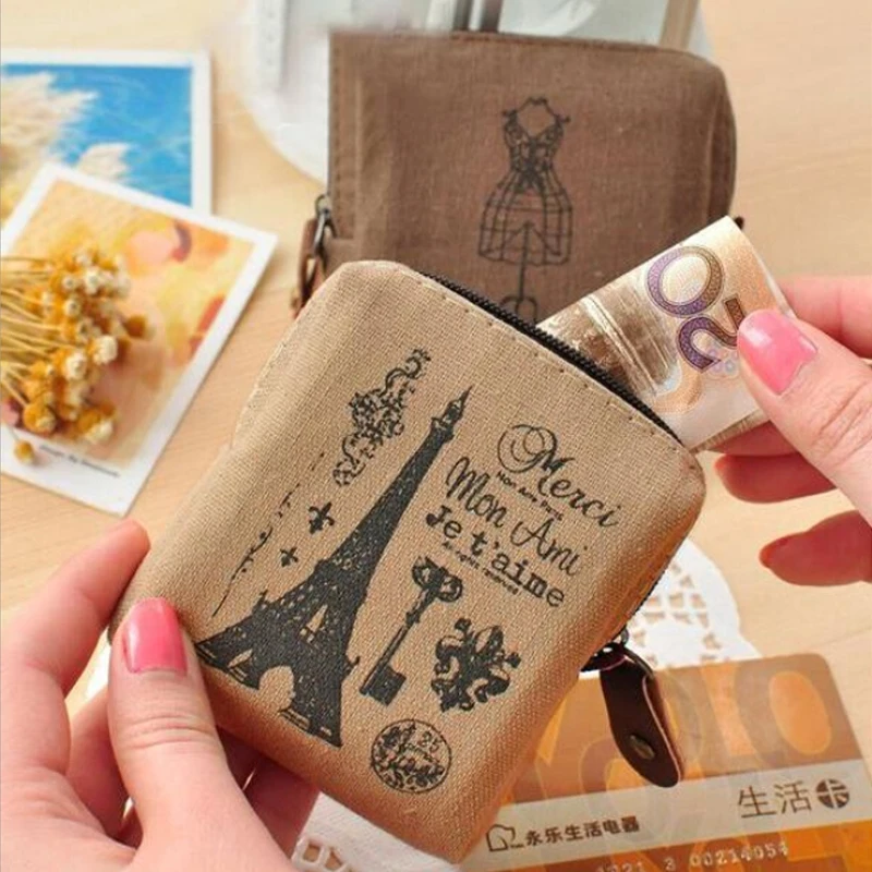 

LEFUR NEW Design Coin Bag For Woman Girl Cartoon Pattern Coin Purses Colorful Kid Small Bag Zero Wallet For Travel Mini Square